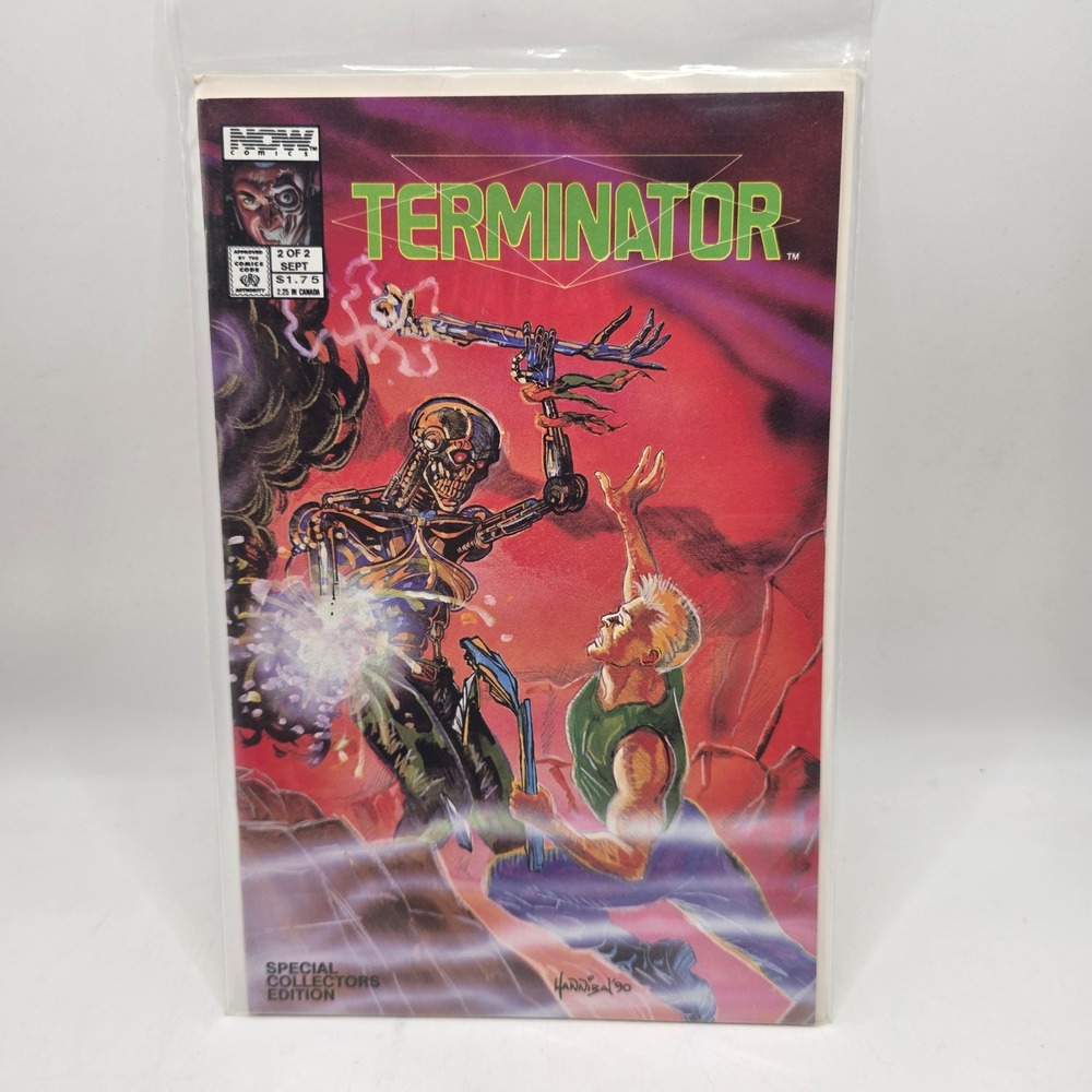 NOW Comics Terminator Comic 2 Special Collectors Edition 1990 Sci-Fi Retro